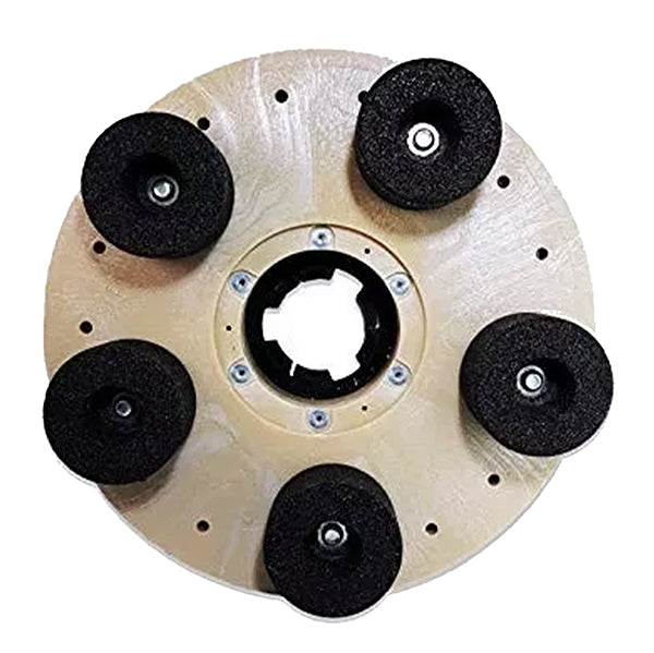 Concrete Grinding Plate with 5 Grinding Stones