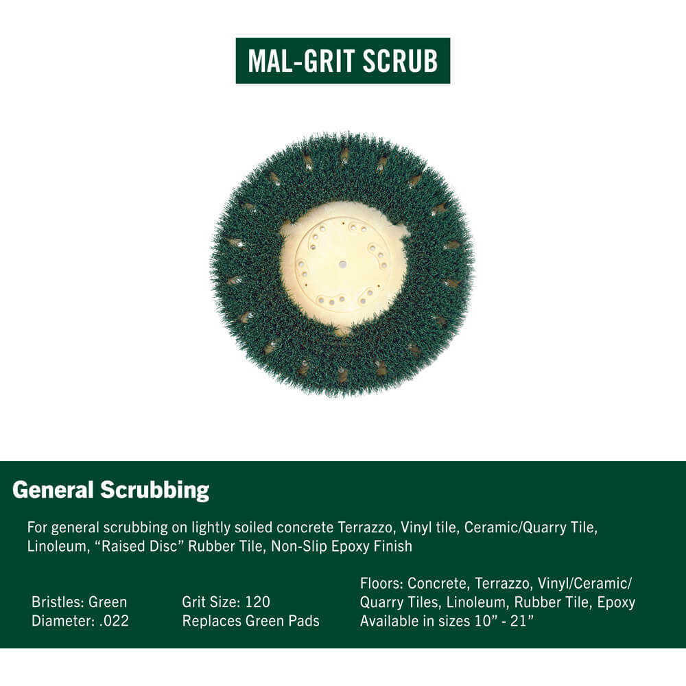 Mal-Grit Scrub<sup>™</sup> Rotary Grit Brushes
