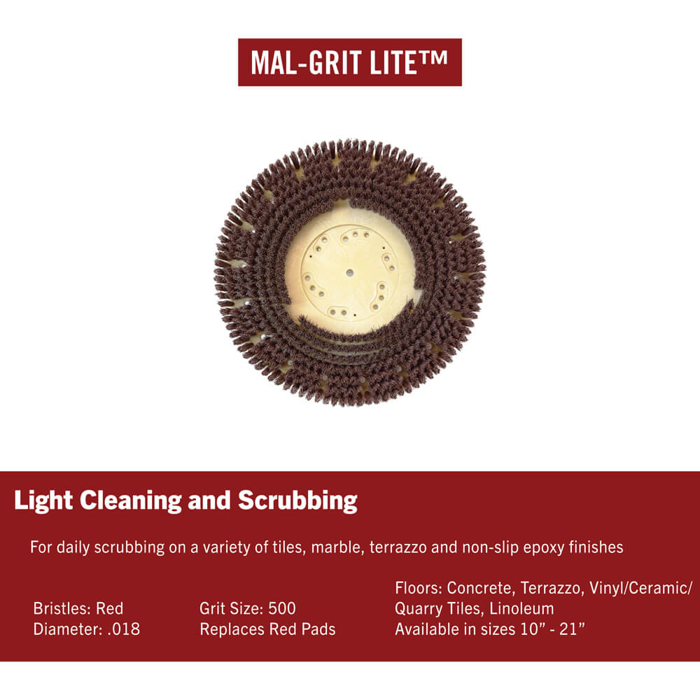 Mal-Grit Lite™ Rotary Grit Brushes