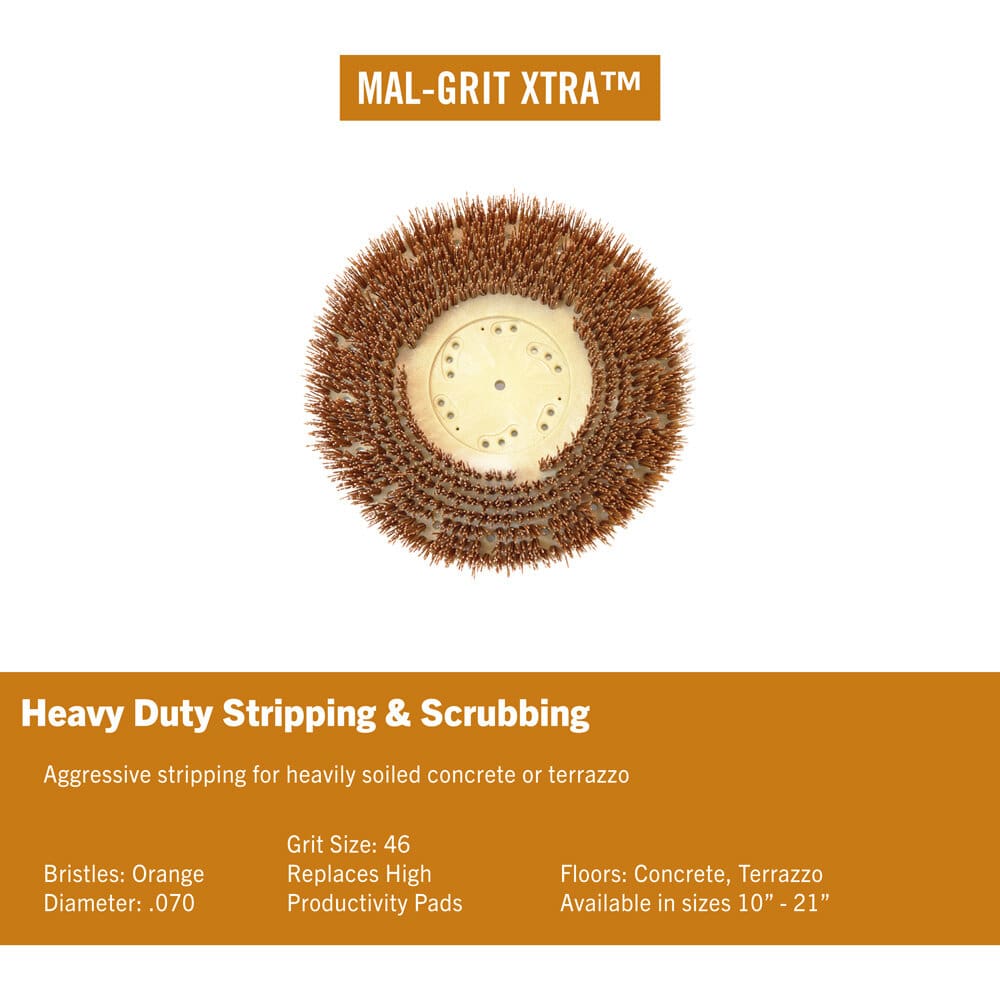 Mal-Grit Xtra™ Rotary Grit Brushes