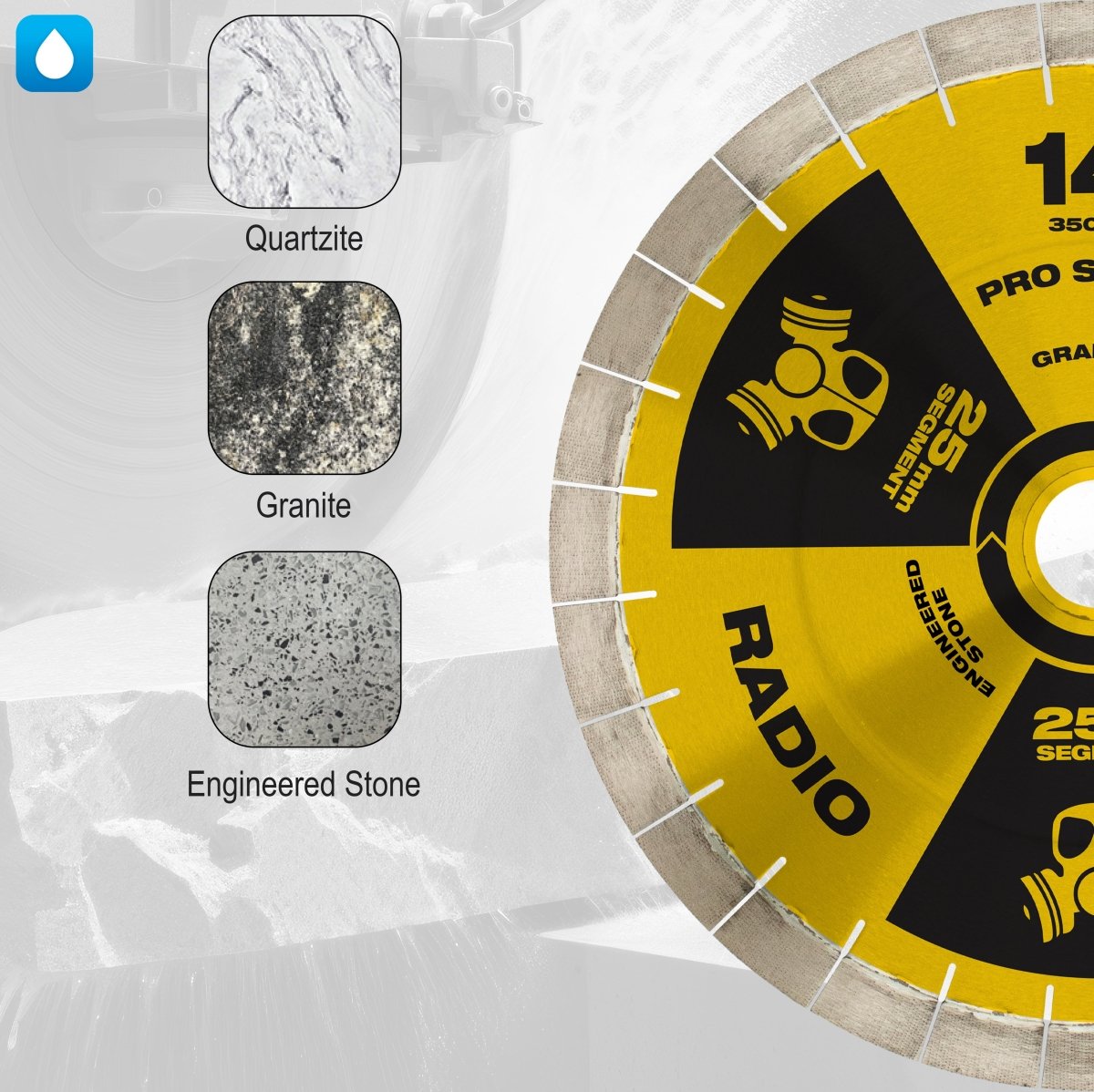 Radioactive Diamond Blade