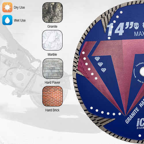 Tornado Diamond Blade Applications