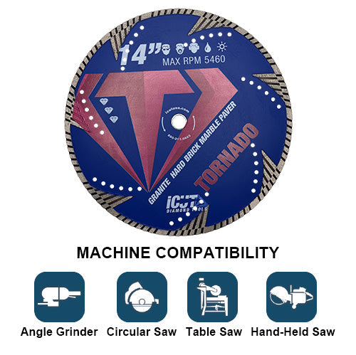 Tornado Diamond Blade Machine Compatibility