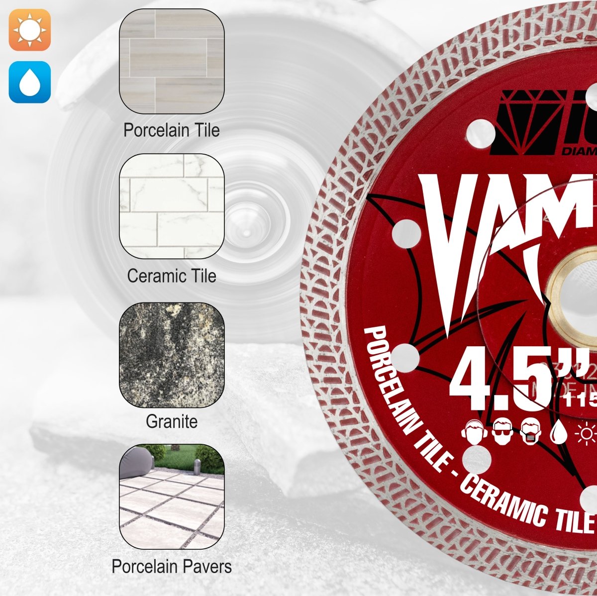 Vampire Thin TR-RX Diamond Blade