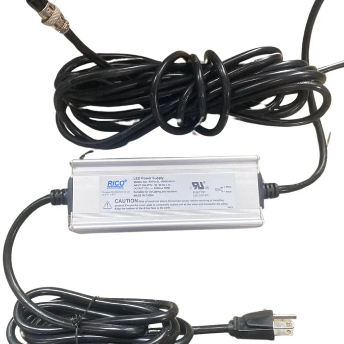 Power supply and cord for automatic grout cleaning machine