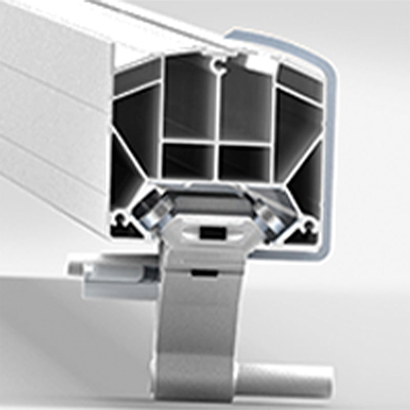 Battipav EXTRA 3300S Superlunga aluminum bridge profile with bearing track