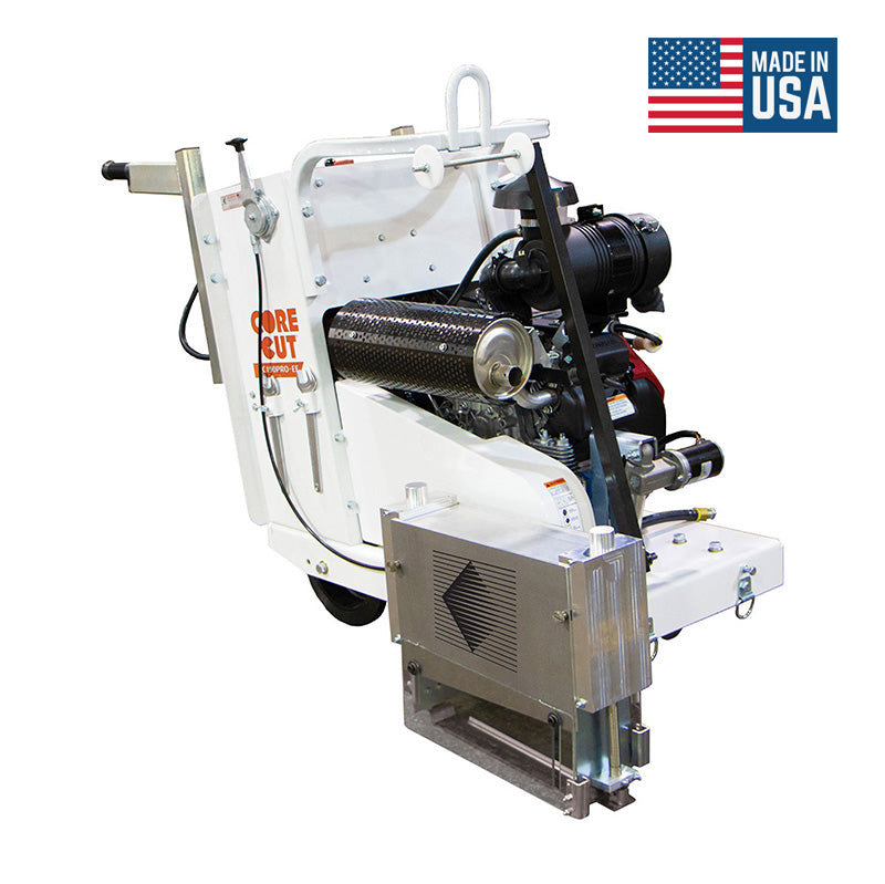 Core Cut CC190 Pro concrete saw side view