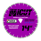 Early Entry Soff-Cut ARIX Diamond Blade