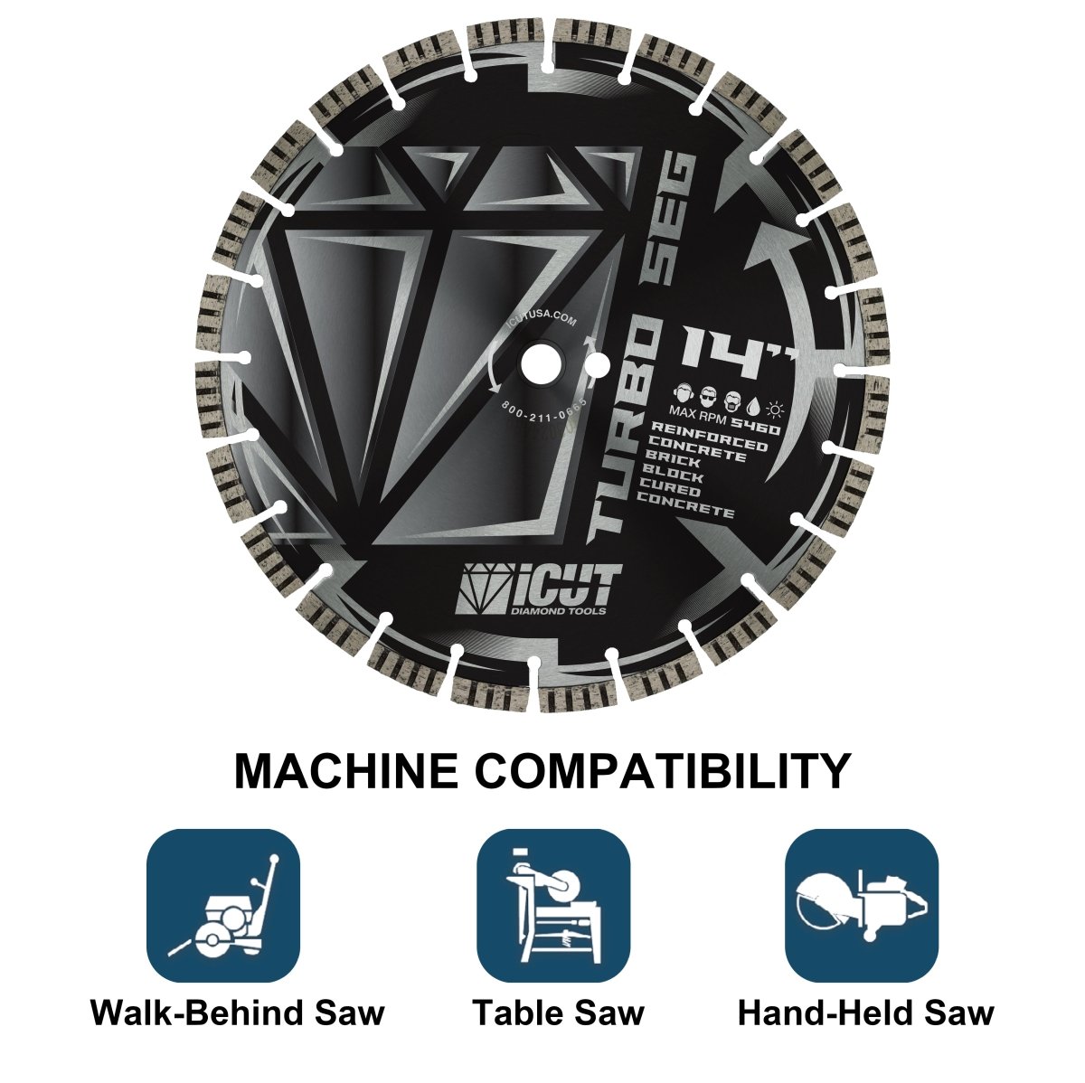 General Purpose Turbo Segmented Diamond Blade