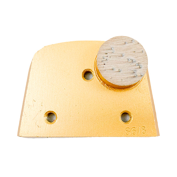 Lavina single round trapezoid diamond soft bond