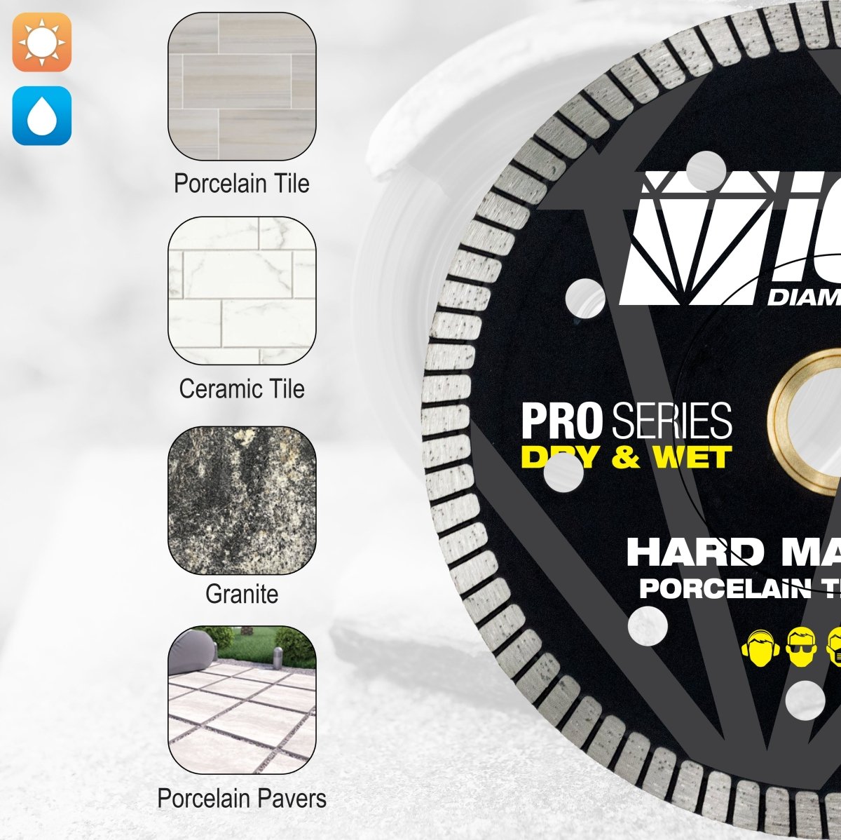 Ultra Thin Turbo TRX Diamond Blade