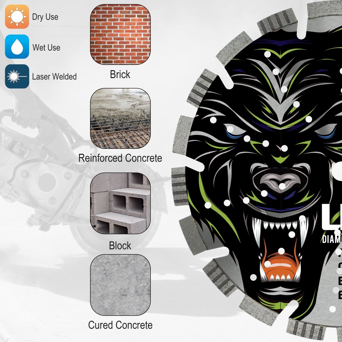 Wolf Diamond Blade