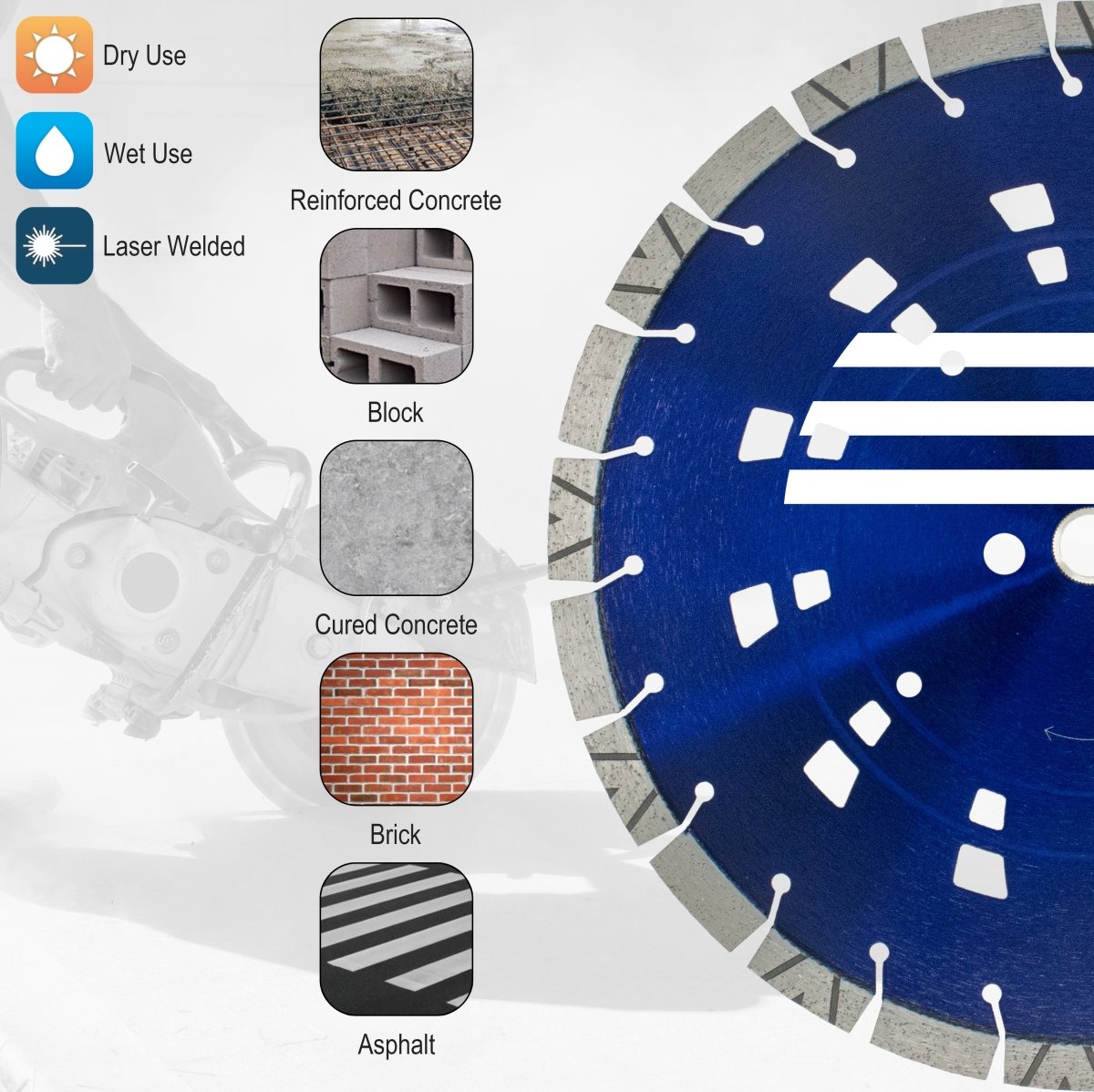 ZENESIS™ BLUE Diamond Blade