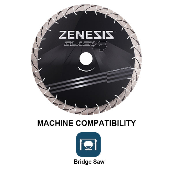 ZENESIS™ Black 4 Diamond Blade – Diamond Tools International