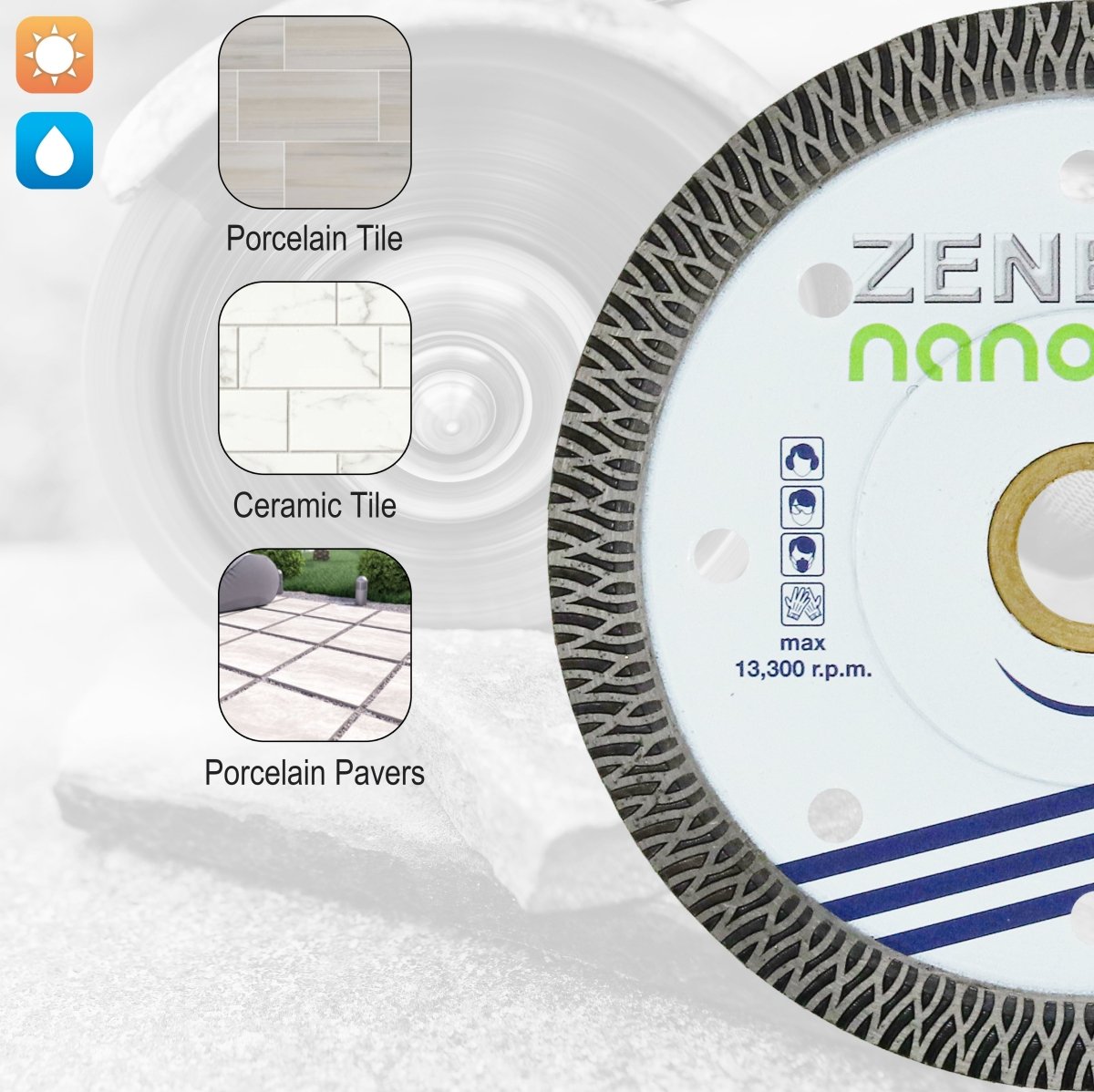 ZENESIS™ NANO DRY Diamond Blade