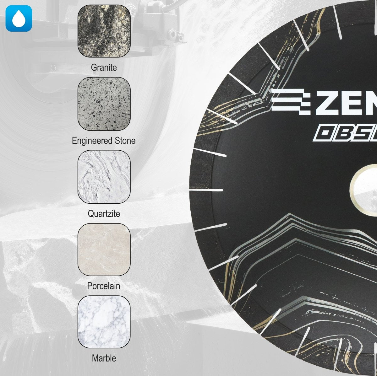 ZENESIS™ OBSIDIAN Diamond Blade