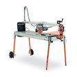 Battipav CLASS PLUS 1300S rail tile saw with adjustable legs and wheels