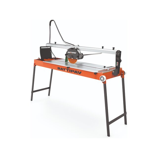 Battipav VIP 260 rail tile saw with folding stand and wheel kit