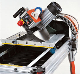 Battipav ELITE 80S masonry saw in compact folded transport position