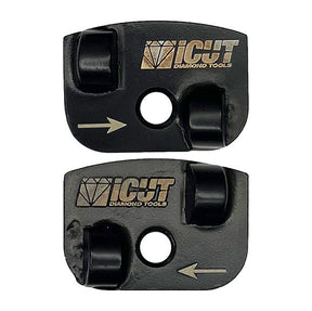 iCut™ 1/4 Round Double Segment PCD