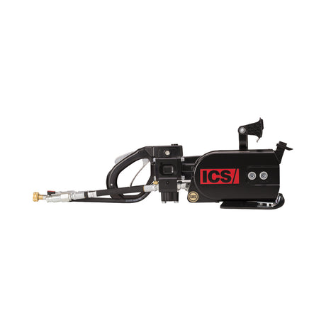 ICS 890 hydraulic powerhead with 1 ft hose whips, side view