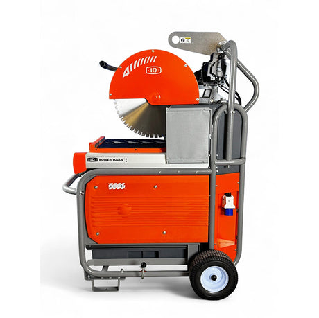 iQ1550 Masonry Saw right side view showing 21.5 inch Q-Drive blade and cutting table