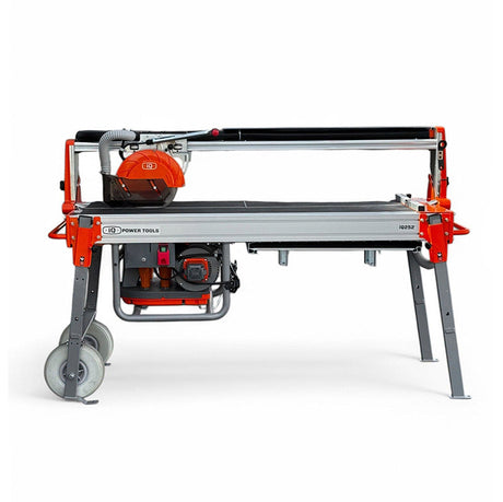 iQ Power Tools iQ252 10 inch dry cut rail tile saw side view