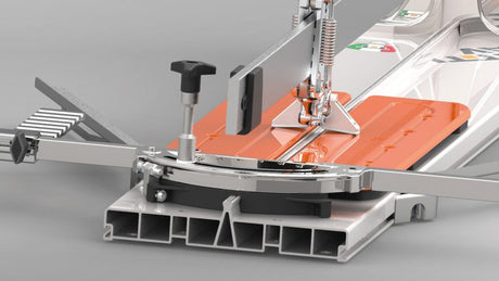 PROFI 163 EVO goniometric square pivot and aluminium draw-plate base